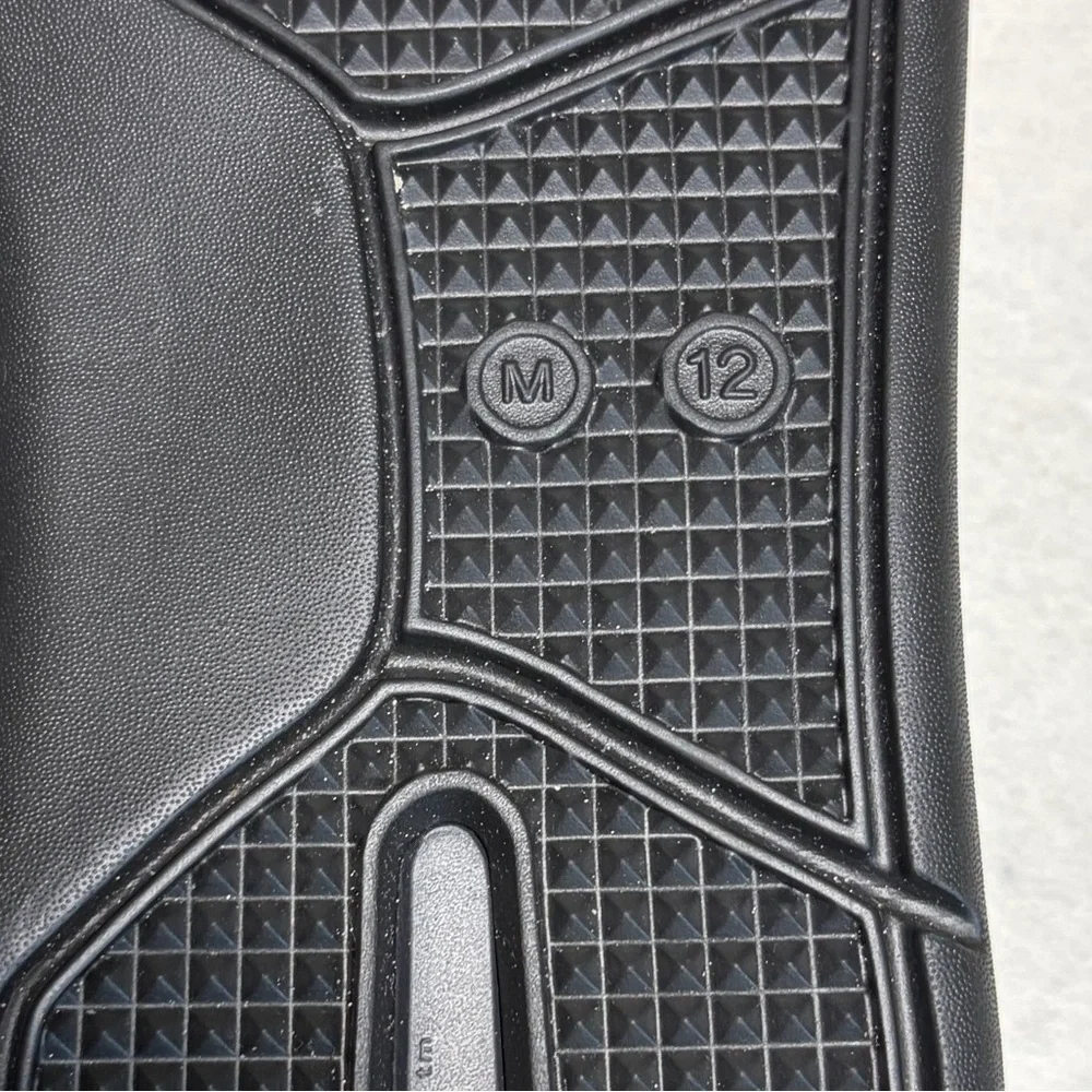 CROCS Lite Rider‎  Men’s Black Flip-Flops Shoes Sz 12